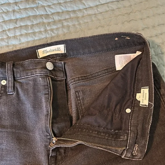 Madewell Women's Straight Leg Jeans - Washed Black - Picture 4 of 6